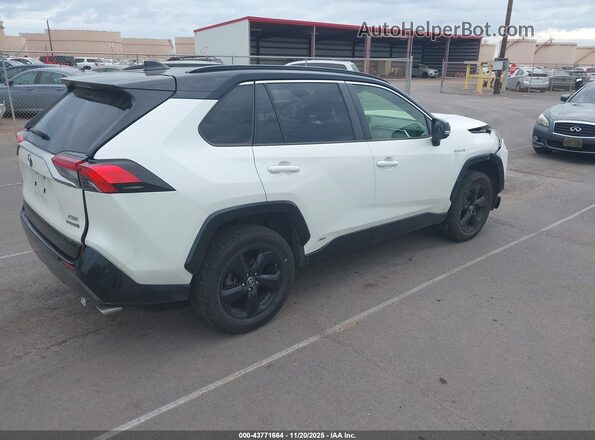 JTME6RFVXMJ005217 2021 TOYOTA RAV4 HYBRID White Задня права чверть