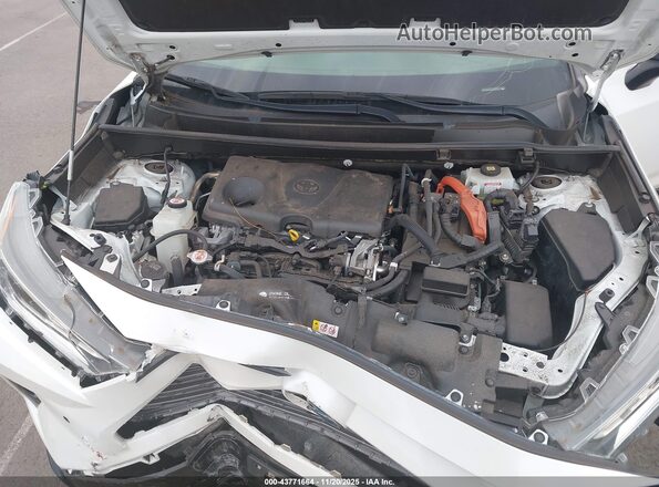 JTME6RFVXMJ005217 2021 TOYOTA RAV4 HYBRID White Вид ззаду