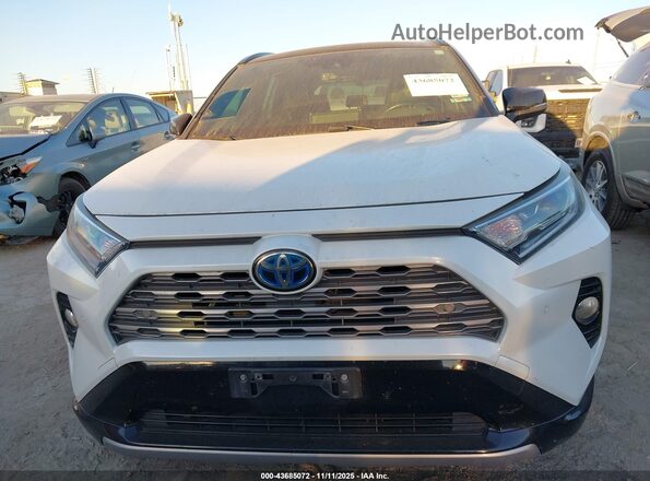 JTMEWRFV5KD518547 2019 TOYOTA RAV4 HYBRID Белый Вид щитка приборов