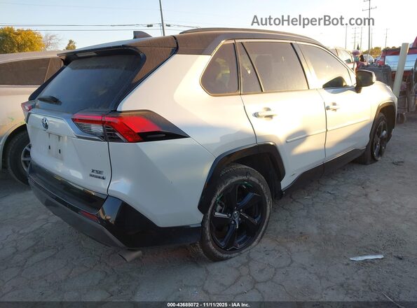 JTMEWRFV5KD518547 2019 TOYOTA RAV4 HYBRID Белый Задняя правая четверть