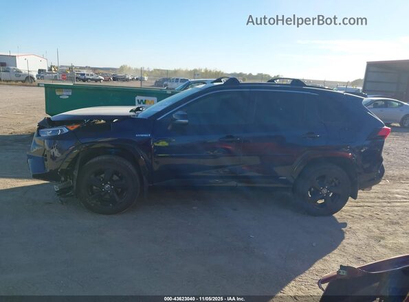 JTMEWRFV8KD502424 2019 TOYOTA RAV4 HYBRID Blue Widok wnętrza z tyłu