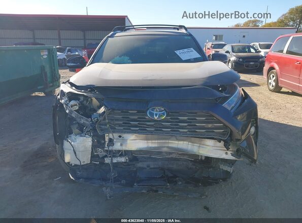 JTMEWRFV8KD502424 2019 TOYOTA RAV4 HYBRID Blue Widok deski rozdzielczej