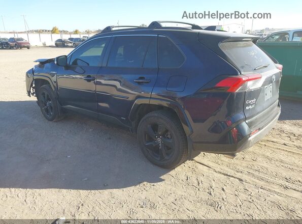 JTMEWRFV8KD502424 2019 TOYOTA RAV4 HYBRID Blue Tył lewy