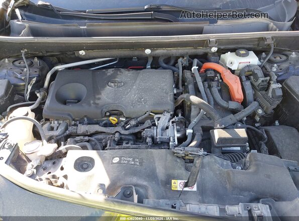 JTMEWRFV8KD502424 2019 TOYOTA RAV4 HYBRID Blue Widok z tyłu
