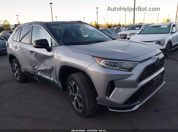 JTMFB3FV1MD024976 2021 TOYOTA RAV4 PRIME Серебряный Передняя правая четверть