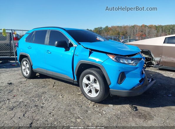JTML6RFV8MD503373 2021 TOYOTA LE Blue Передня права чверть