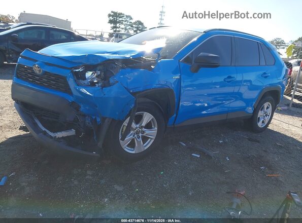 JTML6RFV8MD503373 2021 TOYOTA LE Blue Передня ліва чверть