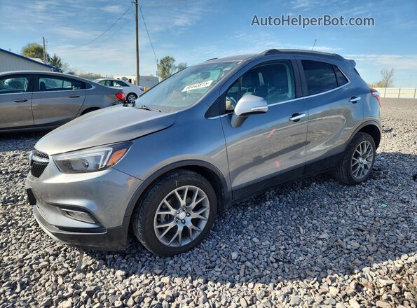 KL4CJ1SB5KB726386 2019 BUICK ENCORE Серый Передняя левая четверть