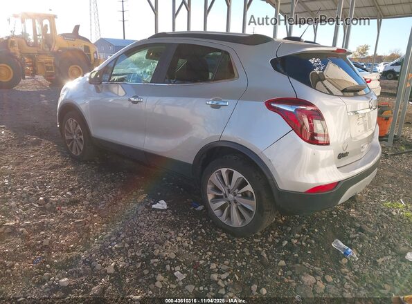 KL4CJASB9KB921942 2019 BUICK ENCORE Серебряный Задняя левая четверть
