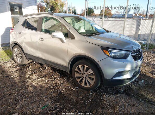 KL4CJASB9KB921942 2019 BUICK ENCORE Серебряный Передняя правая четверть