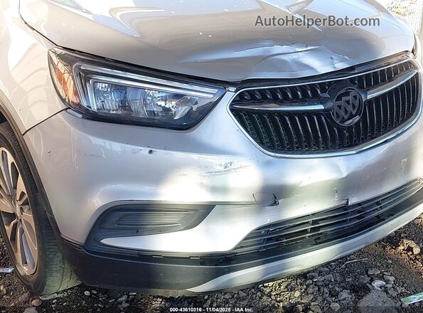 KL4CJASB9KB921942 2019 BUICK ENCORE Серебряный Вид спереди