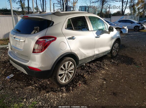 KL4CJASB9KB921942 2019 BUICK ENCORE Серебряный Задняя правая четверть