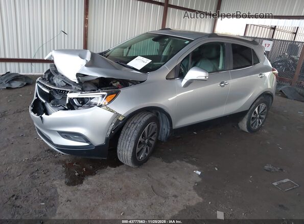 KL4CJCSB3JB538072 2018 BUICK ENCORE Gray Передня ліва чверть