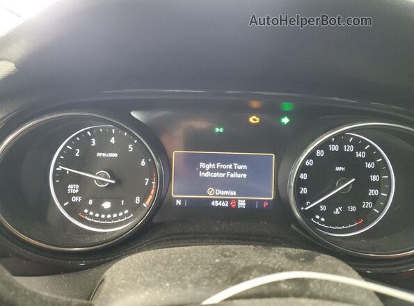 KL4MMCSL3NB124395 2022 BUICK ENCORE White Widok zestawu wskaźników