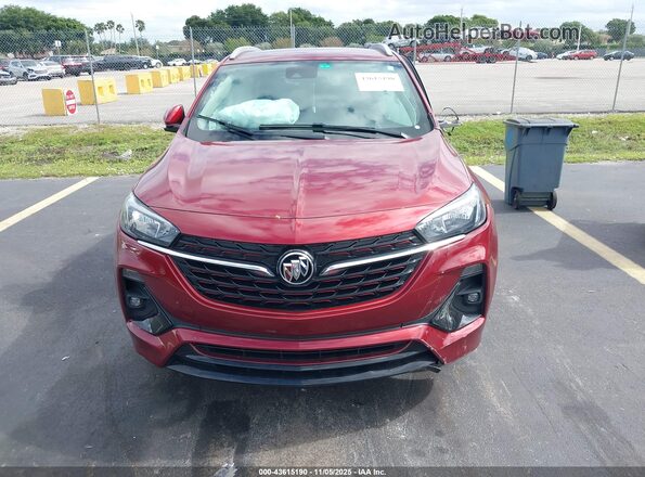 KL4MMDSL6NB106821 2022 BUICK ENCORE Бордовый Вид щитка приборов