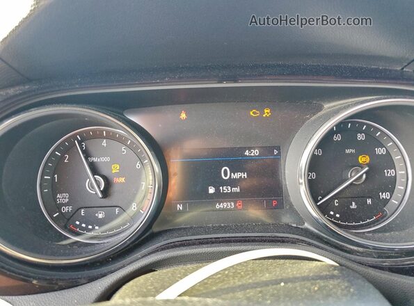 KL4MMDSLXNB036773 2022 BUICK ENCORE Серый Вид щитка приборов