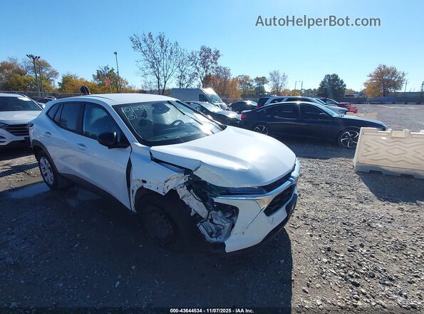 KL77LFEP1SC102825 2025 CHEVROLET TRAX Белый Передняя правая четверть