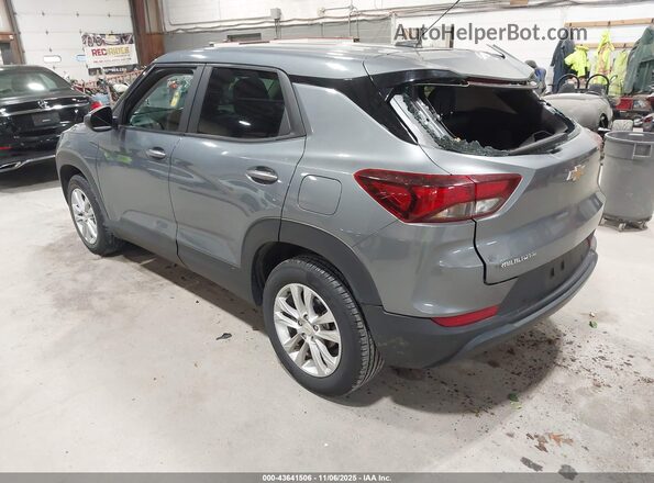 KL79MMS2XMB165823 2021 CHEVROLET TRAILBLAZER Gray Rear left
