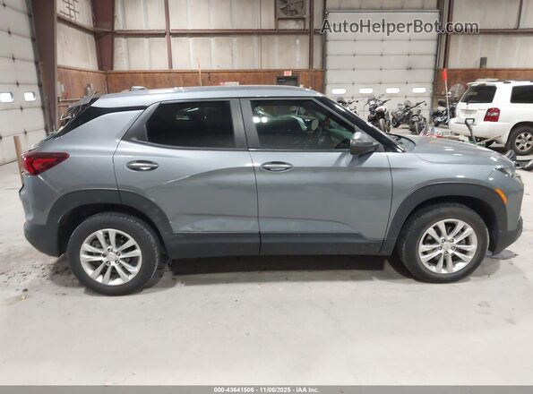 KL79MMS2XMB165823 2021 CHEVROLET TRAILBLAZER Gray Rear interior view