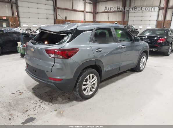 KL79MMS2XMB165823 2021 CHEVROLET TRAILBLAZER Gray Rear right