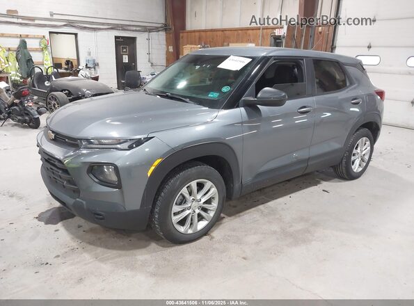 KL79MMS2XMB165823 2021 CHEVROLET TRAILBLAZER Gray Front left