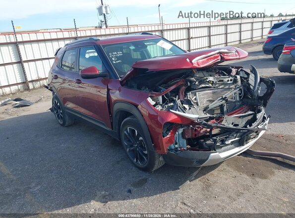 KL79MPS21NB140750 2022 CHEVROLET TRAILBLAZER Красный Передняя правая четверть