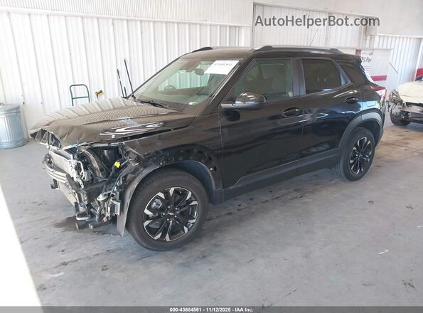 KL79MPSL1NB027745 2022 CHEVROLET TRAILBLAZER Черный Передняя левая четверть