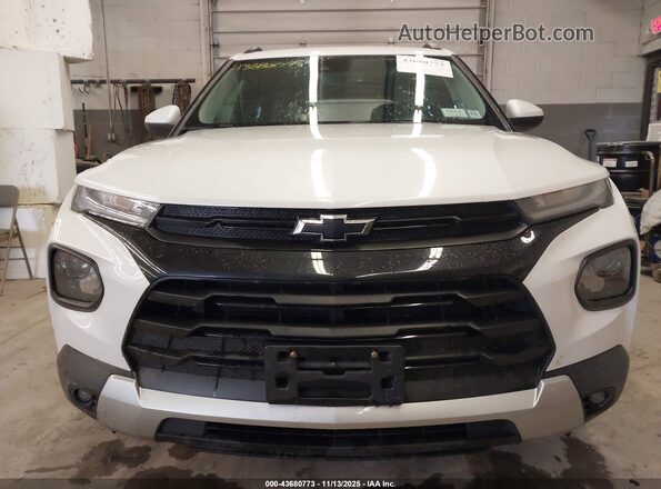 KL79MPSL4MB102923 2021 CHEVROLET TRAILBLAZER White Вид щитка приладів