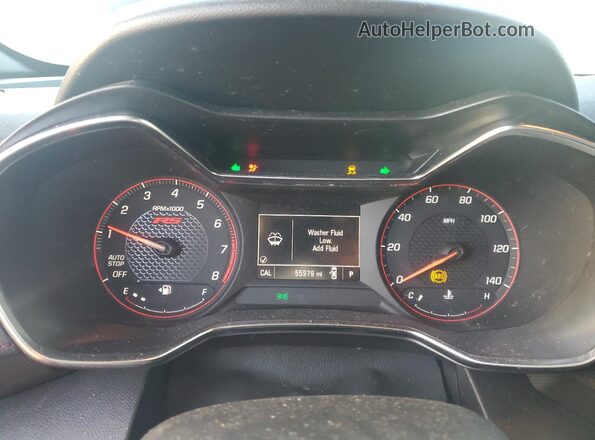 KL79MTSL6NB063018 2022 CHEVROLET TRAILBLAZER Черный Вид щитка приборов