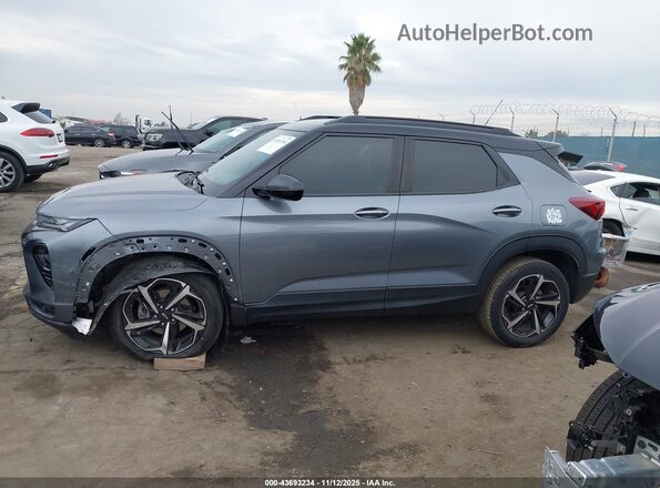 KL79MTSL9NB025945 2022 CHEVROLET TRAILBLAZER Gray 360 interior view