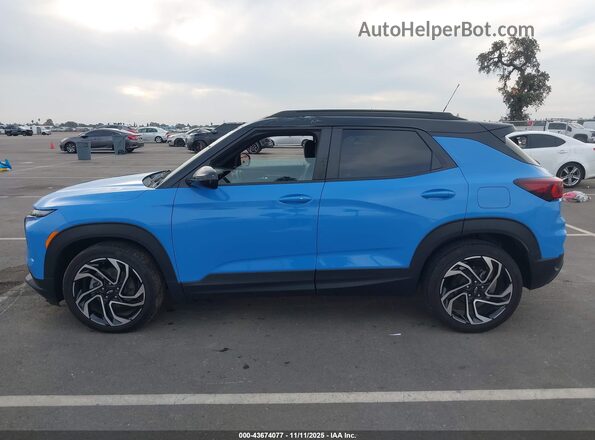 KL79MTSL9RB073497 2024 CHEVROLET TRAILBLAZER Blue Панорамний вид салону 360°