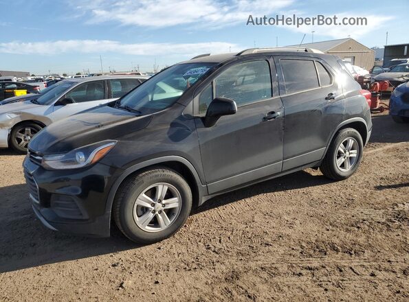 KL7CJLSB8MB328199 2021 CHEVROLET TRAX Black Передня ліва чверть