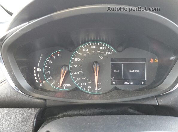 KL7CJLSB8MB328199 2021 CHEVROLET TRAX Black Вид щитка приладів