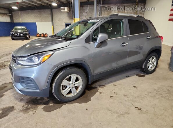 KL7CJPSB6KB814840 2019 CHEVROLET TRAX Серебряный Передняя левая четверть