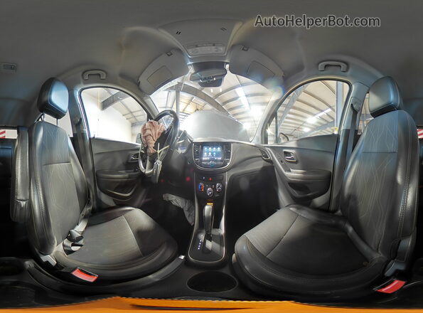 KL7CJPSB6KB814840 2019 CHEVROLET TRAX Серебряный Панорамный вид салона 360°
