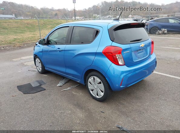 KL8CB6SA0HC839472 2017 CHEVROLET SPARK Синий Задняя левая четверть