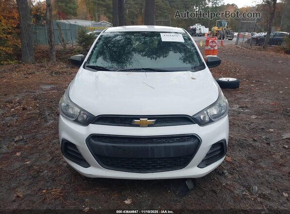 KL8CB6SA2JC451519 2018 CHEVROLET SPARK White Widok wnętrza z tyłu