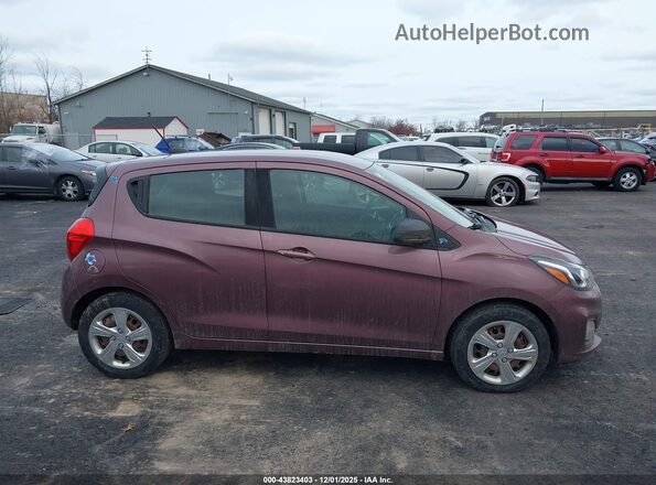 KL8CB6SA9KC811175 2019 CHEVROLET SPARK Фиолетовый Вид задней части салона