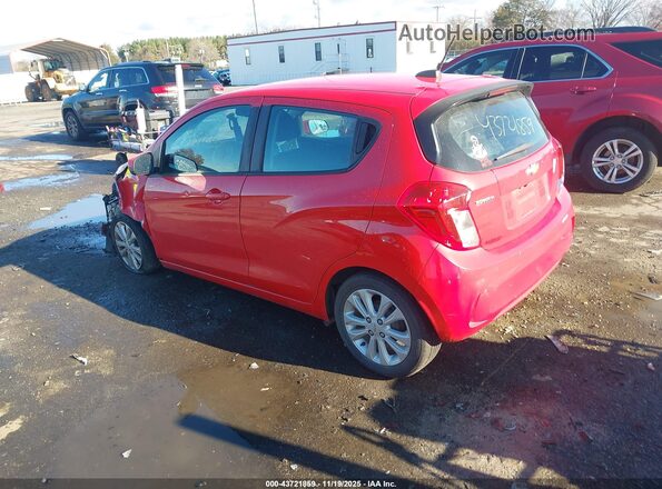 KL8CD6SA0HC758224 2017 CHEVROLET SPARK Красный Задняя левая четверть