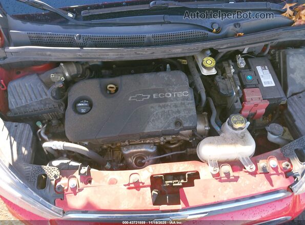 KL8CD6SA0HC758224 2017 CHEVROLET SPARK Красный Вид сзади