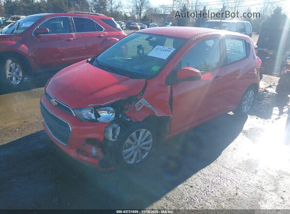 KL8CD6SA0HC758224 2017 CHEVROLET SPARK Красный Передняя левая четверть
