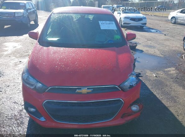 KL8CD6SA0HC758224 2017 CHEVROLET SPARK Красный Вид щитка приборов