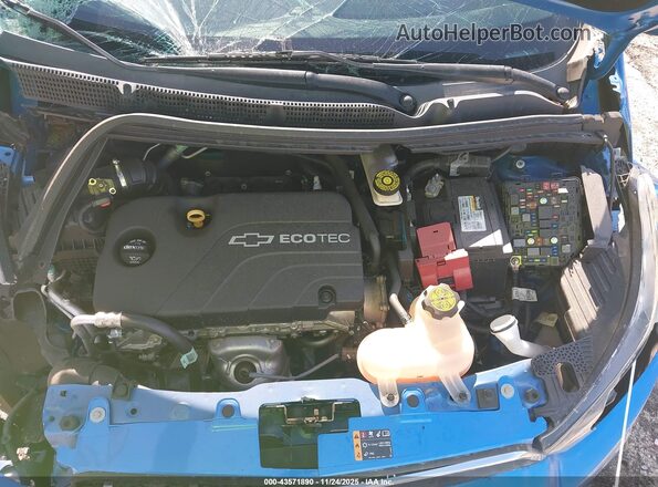 KL8CD6SA1JC477295 2018 CHEVROLET SPARK Blue Vista trasera