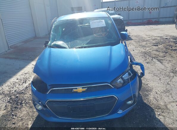 KL8CD6SA1JC477295 2018 CHEVROLET SPARK Blue Vista del cuadro de instrumentos