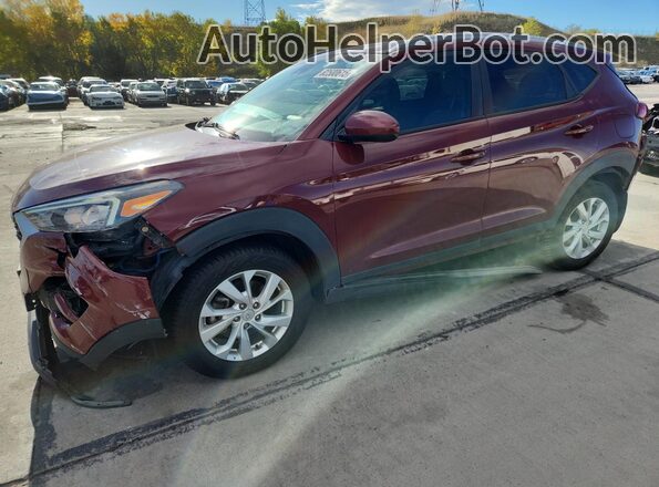 KM8J3CA48LU178181 2020 HYUNDAI TUCSON Красный Передняя левая четверть