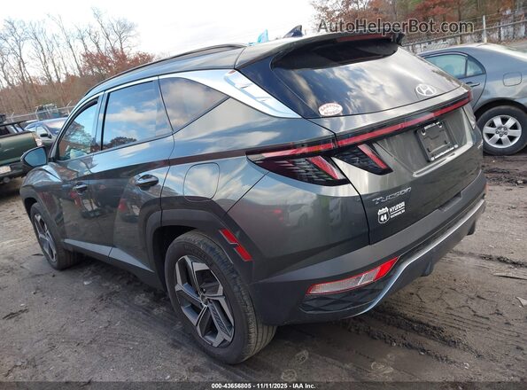 KM8JFDA21PU113965 2023 HYUNDAI TUCSON PLUG-IN HYBRID Зеленый Задняя левая четверть