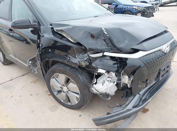 KM8K33AG6KU045108 2019 HYUNDAI KONA EV Black Widok z przodu