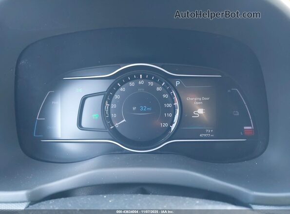 KM8K33AG7LU068690 2020 HYUNDAI KONA ELECTRIC Синий Вид задних сидений