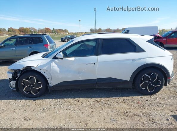 KM8KNDAF7NU109586 2022 HYUNDAI IONIQ 5 Белый Вид задней части салона
