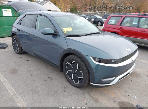 KM8KNDAF7PU206192 2023 HYUNDAI IONIQ 5 Синий Передняя правая четверть